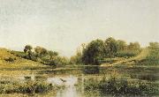 Charles Francois Daubigny Landscape at Gylieu painting